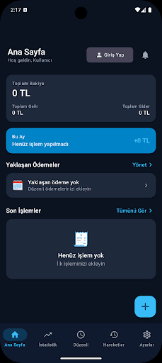 Hesap Günlüğü Ekran Görüntüsü 1